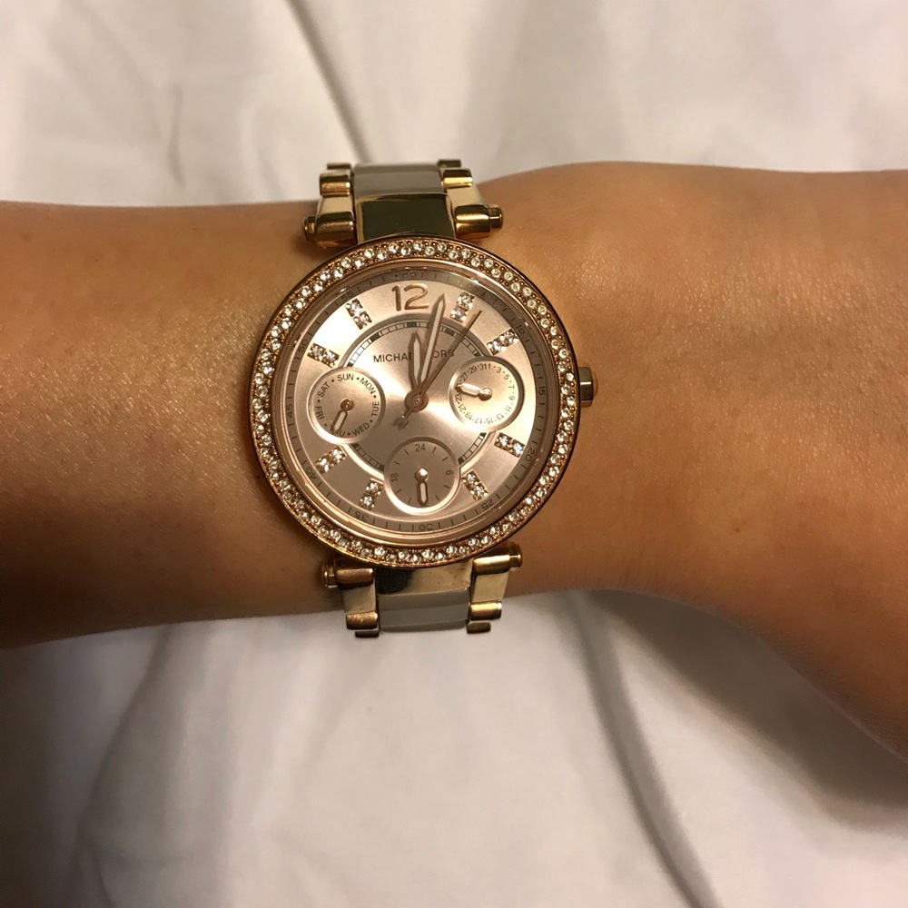 Rose Gold MK Watch!